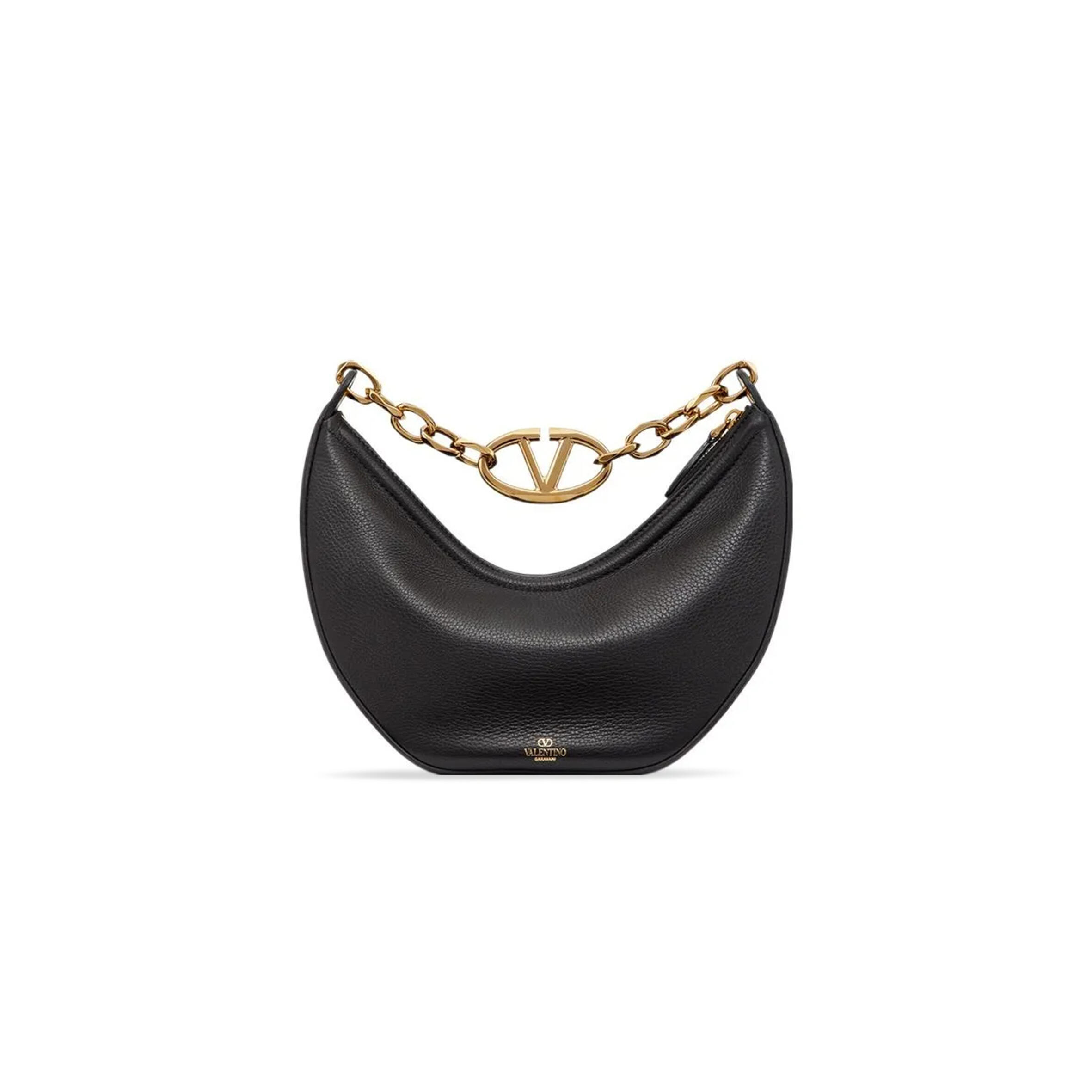 VALENTINO GARAVANI VLOGO MOON HOBO BAG B0N08JDK0NO (29*23*11cm)